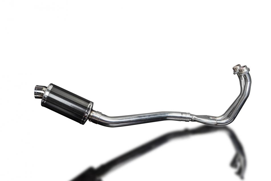 YAMAHA TDM850 91-01 FULL EXHAUST SYSTEM 225mm CARBON OVAL SILENCER