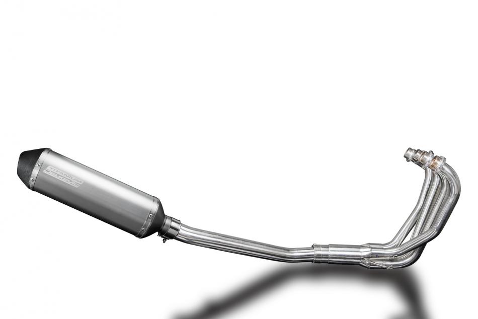 Suzuki GSX600F 1997-2006 Full Exhaust System 4-1 343mm X-Oval Titanium Silencer