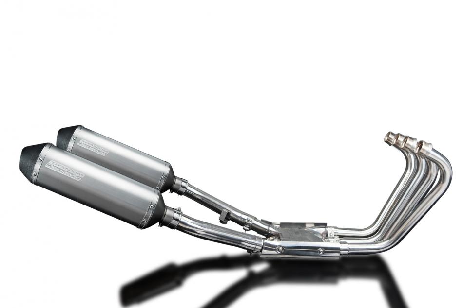 YAMAHA XJR1200 FULL 4-2 EXHAUST SYSTEM 343mm TITANIUM XOVAL BSAU SILENCERS