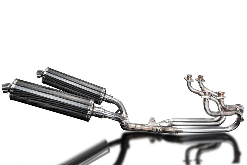 HONDA ST1100 PAN EUROPEAN 1989-2002 EXHAUST SYSTEM 450mm CARBON OVAL SILENCERS