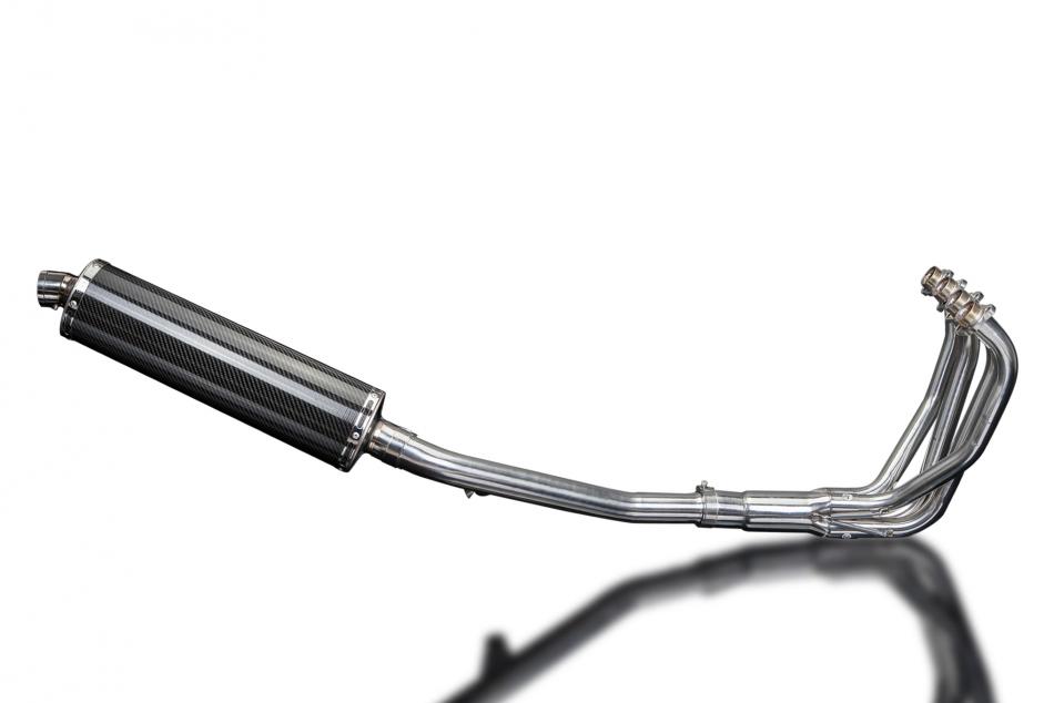 SUZUKI GSF600 BANDIT 95-05 FULL EXHAUST SYSTEM 450mm CARBON OVAL  SILENCER
