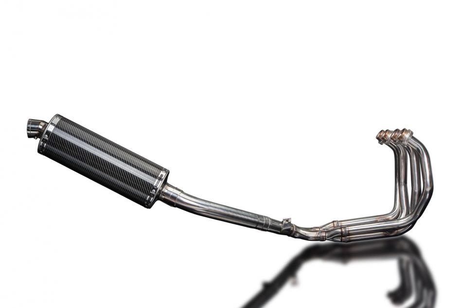 YAMAHA YZF600R THUNDERCAT FULL EXHAUST SYSTEM 350mm CARBON OVAL ALL YEARS