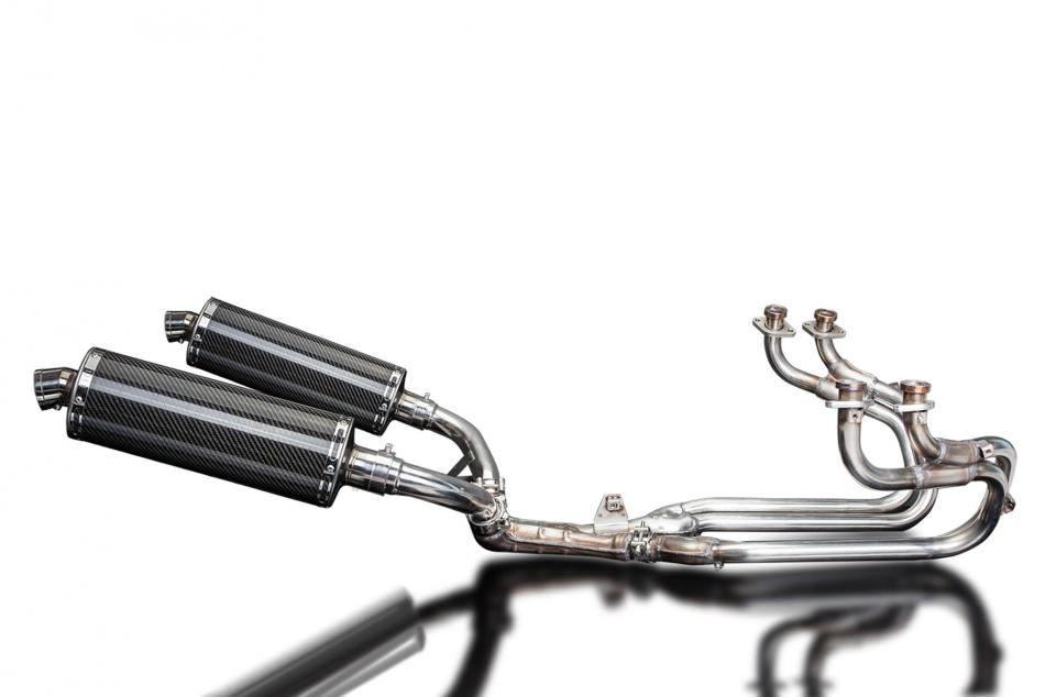 HONDA ST1100 PAN EUROPEAN 1989-2002 EXHAUST SYSTEM 350mm CARBON OVAL SILENCERS