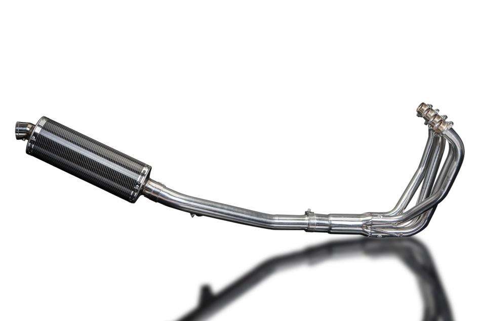 SUZUKI GSF650 BANDIT 05-07 FULL EXHAUST SYSTEM 350mm CARBON OVAL BSAU SILENCER