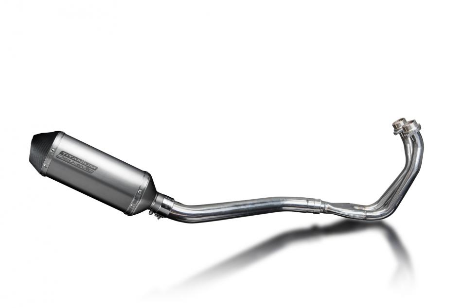 Yamaha TDM850 1991-2001 Full Exhaust System 2-1 260mm X-Oval Titanium Silencer