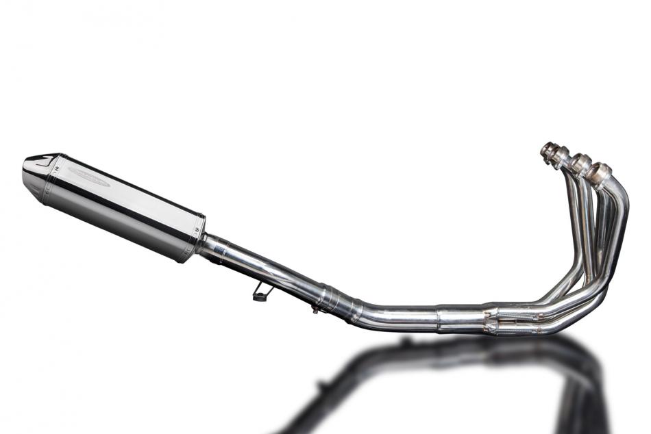 SUZUKI GSX650FA 2007-16 FULL EXHAUST SYSTEM 320mm STAINLESS TRI BSAU SILENCER