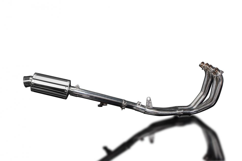 HONDA CBR600F 99-00 FULL 4-1 EXHAUST SYSTEM 225mm STAINLESS OVAL SILENCER