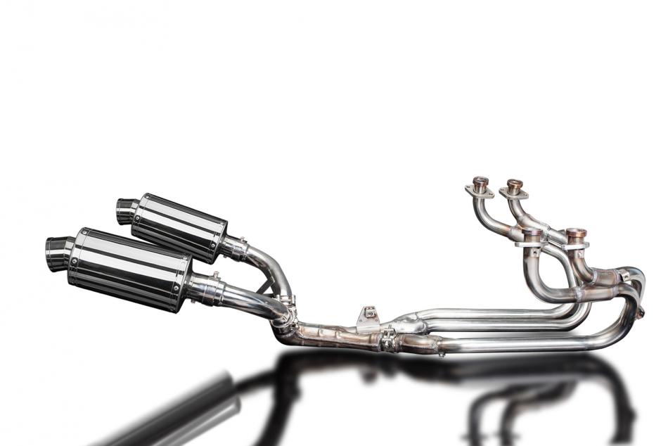 HONDA ST1100 PAN EUROPEAN 89-02 EXHAUST SYSTEM 225mm STAINLESS OVAL SILENCERS