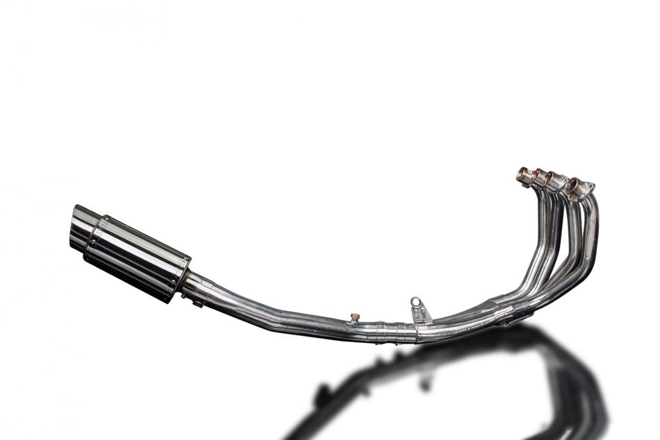 HONDA CBR600F 2001-2006 FULL EXHAUST SYSTEM 200mm STAINLESS ROUND SILENCER