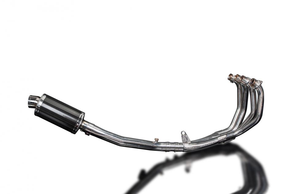 HONDA CBR600F 2001-2006 FULL EXHAUST SYSTEM 225mm CARBON OVAL SILENCER