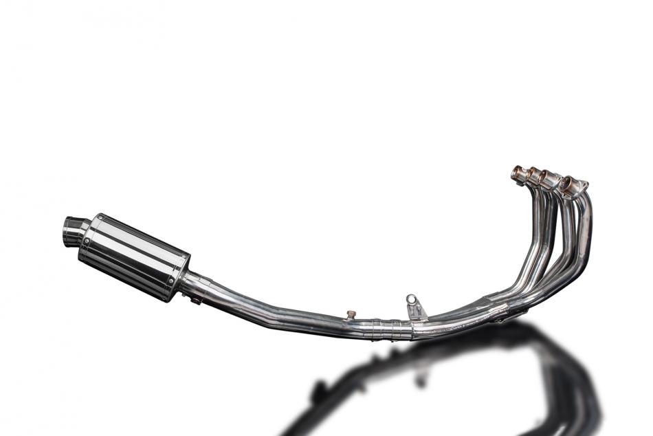 HONDA CBR600F 2001-2006 FULL EXHAUST SYSTEM 225mm STAINLESS OVAL SILENCER