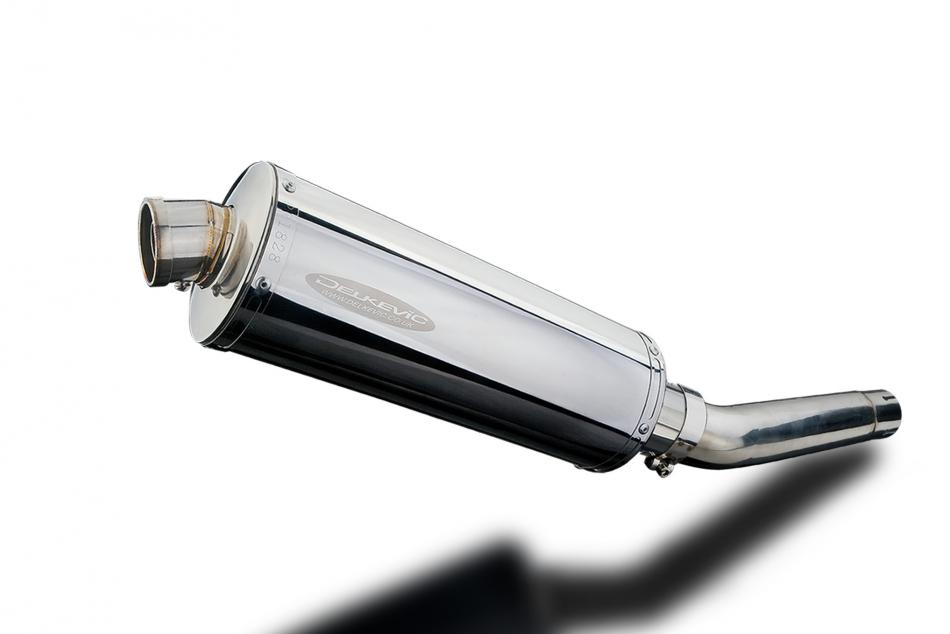 YAMAHA FZR600 FOXEYE 1994-1996 350mm OVAL STAINLESS BSAU SILENCER EXHAUST KIT