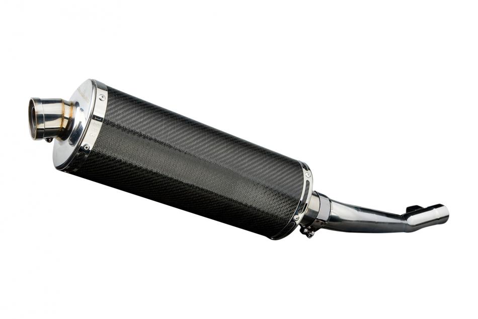 SUZUKI GSF650 BANDIT 2005-2007 350mm CARBON BSAU SILENCER EXHAUST KIT