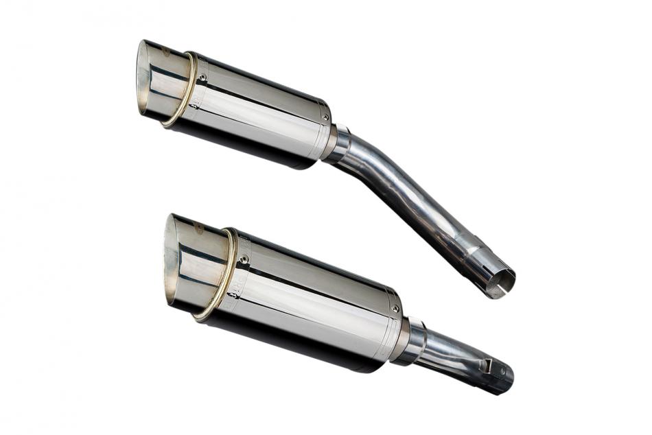 YAMAHA YZF-R1 YZFR1 2009-2014 200mm ROUND STAINLESS SILENCER EXHAUST KIT