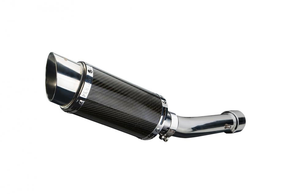 APRILIA TUONO R FACTORY 2002-05 200mm ROUND CARBON  SILENCER EXHAUST KIT