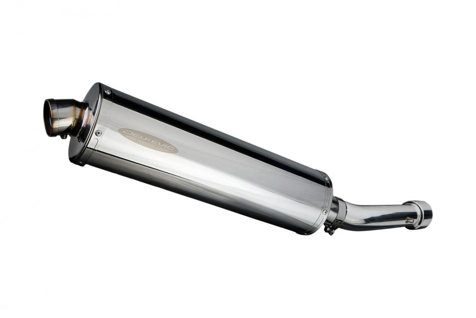 APRILIA TUONO R FACTORY 2002-05 450mm OVAL STAINLESS BSAU SILENCER EXHAUST KIT