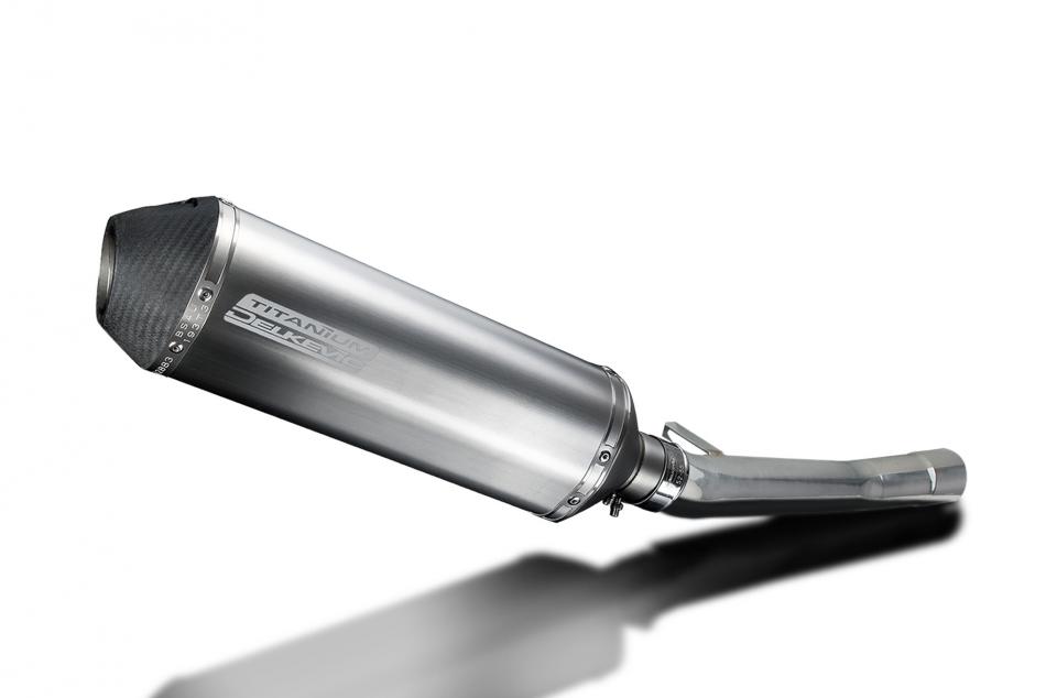 SUZUKI GSX750F SPORTS 1998-2006 343mm X-OVAL TITANIUM BSAU SILENCER EXHAUST KIT