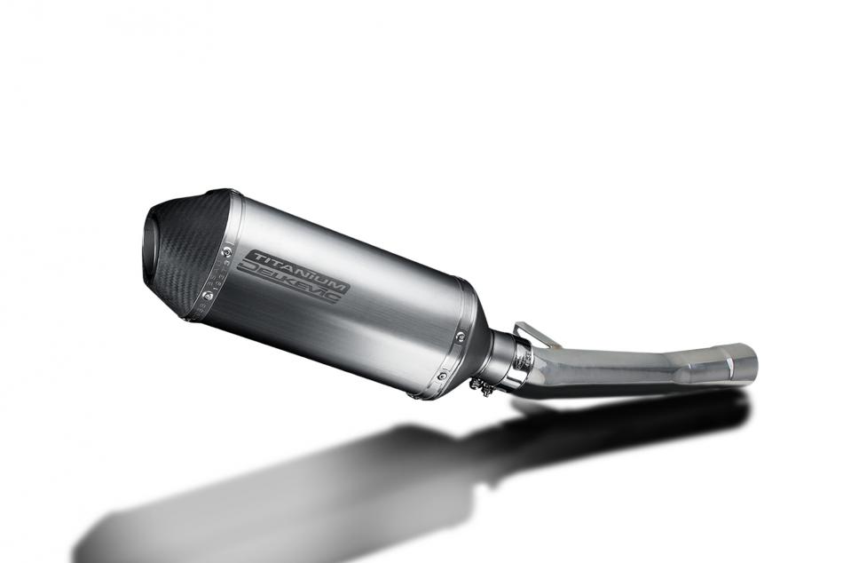 SUZUKI GSX750F SPORTS 1998-2006 260mm X-OVAL TITANIUM BSAU SILENCER EXHAUST KIT