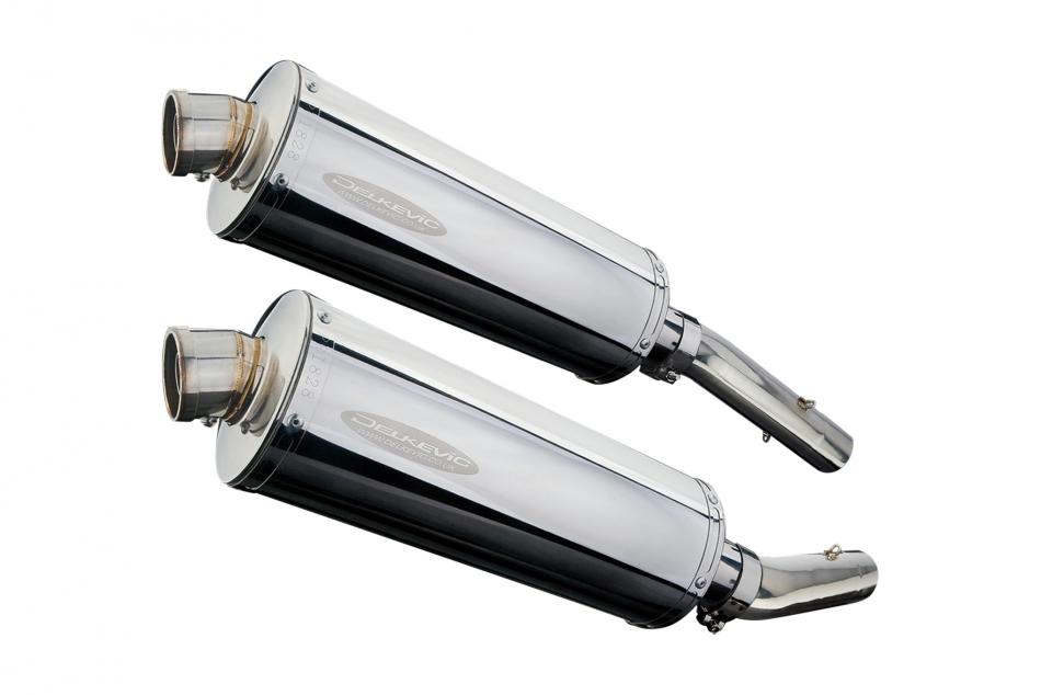 APRILIA TUONO1000R FACTORY 06-10 350mm OVAL STAINLESS BSAU SILENCER EXHAUST KIT