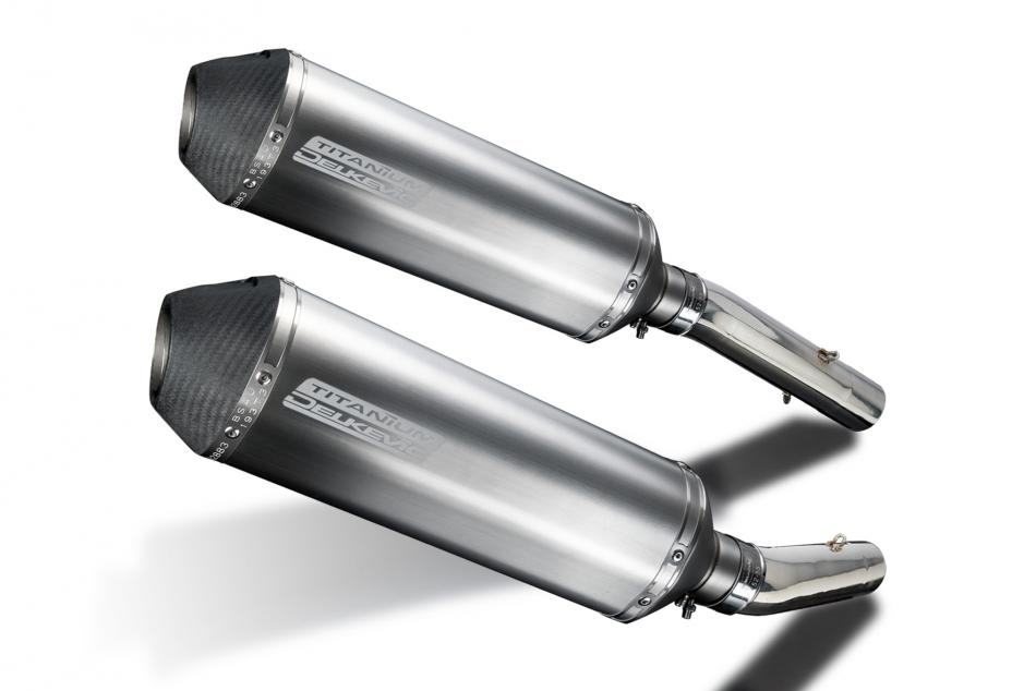 APRILIA TUONO1000R FACTORY 06-10 343mm X-OVAL TITANIUM BSAU SILENCER EXHAUST KIT