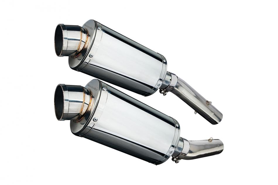 APRILIA TUONO1000R FACTORY 06-10 225mm OVAL STAINLESS SILENCER EXHAUST KIT