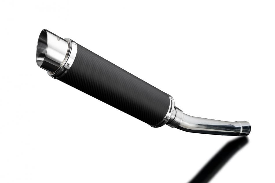 Yamaha YZF-R6 R6 2003-2005 5SL 350mm Round Carbon Exhaust Silencer Can Kit