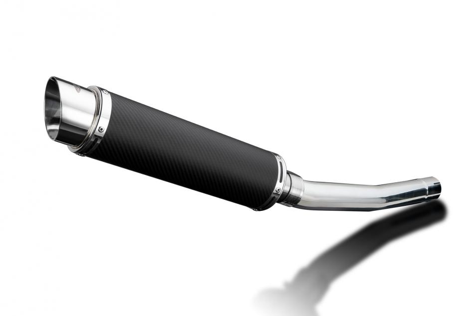 YAMAHA YZFR6 1998-2002 350mm ROUND CARBON BSAU SILENCER EXHAUST KIT