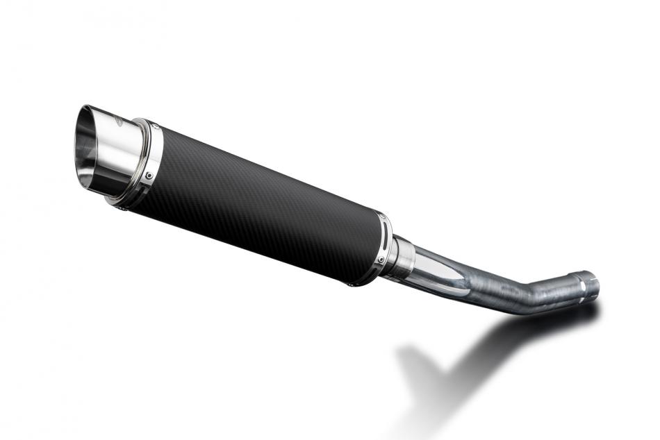 KAWASAKI GTR1400 2007-2020 350mm ROUND CARBON BSAU SILENCER EXHAUST KIT