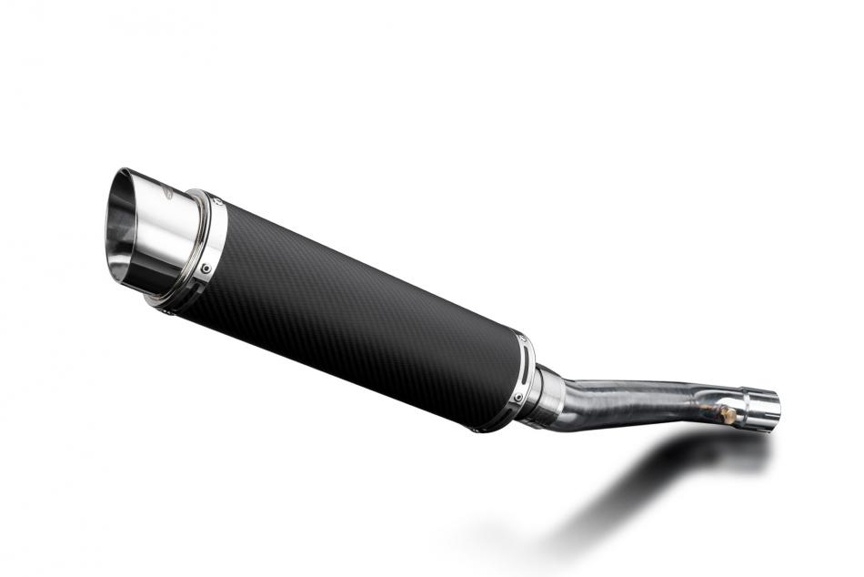 ZX10R 2011-2019 / DE-CAT DL10 ROUND 350mm (14 inch) CARBON FIBRE SILENCER