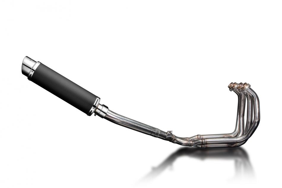 YAMAHA YZF600R THUNDERCAT FULL EXHAUST SYSTEM 350mm CARBON ROUND ALL YEARS