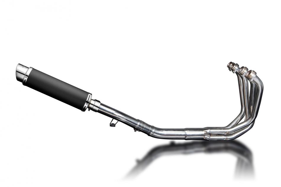 SUZUKI GSF1250 BANDIT 07-16 FULL EXHAUST SYSTEM 350mm CARBON ROUND SILENCER