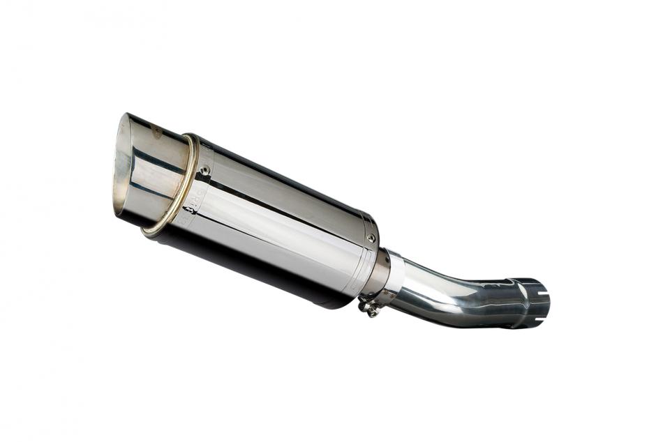SUZUKI GSX1250 FA 2010-2016 200mm ROUND STAINLESS SILENCER EXHAUST KIT