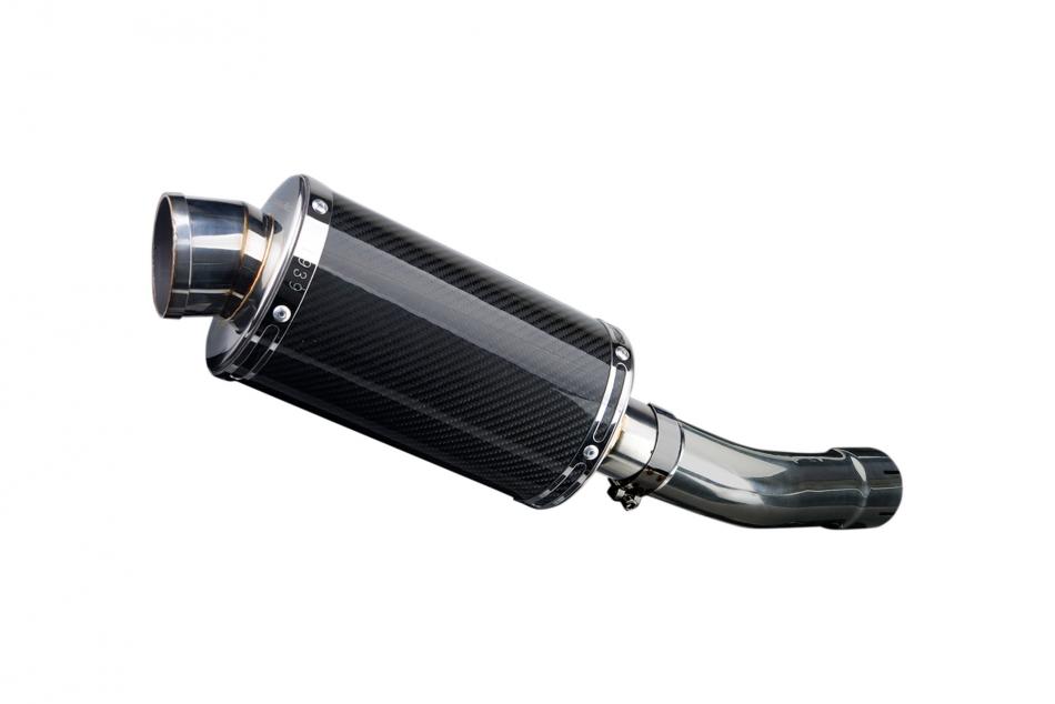 SUZUKI GSX1250 FA 2010-2016 225mm OVAL CARBON SILENCER EXHAUST KIT