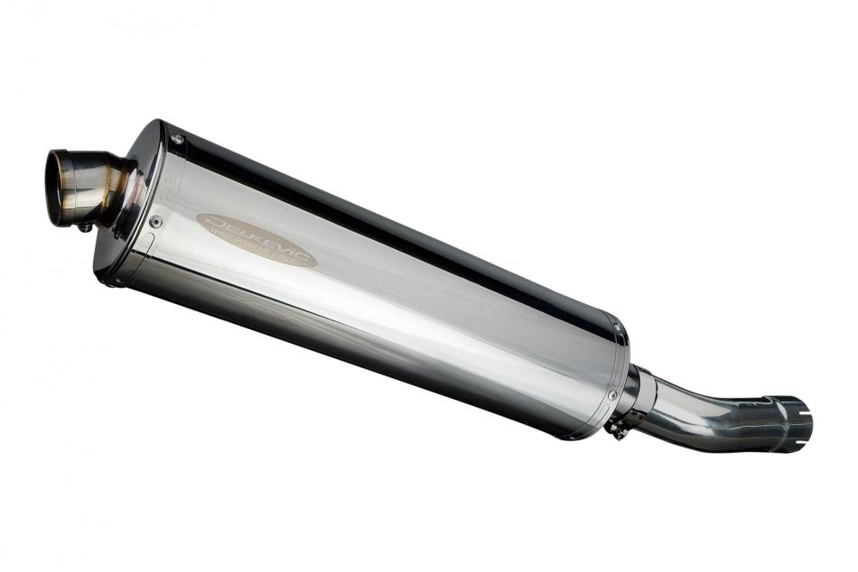 SUZUKI GSX1250 FA 2010-2016 450mm OVAL STAINLESS BSAU SILENCER EXHAUST KIT