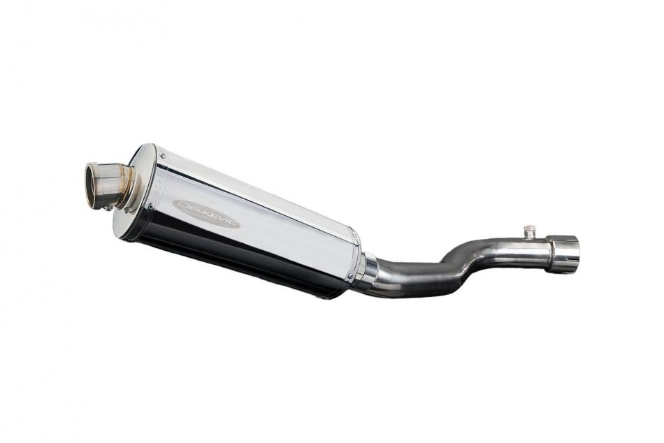 GSXR1000 K7-K8 2007-2008 / DE-CAT OVAL 350mm (14 inch) SILENCER 304 STAINLESS STEEL