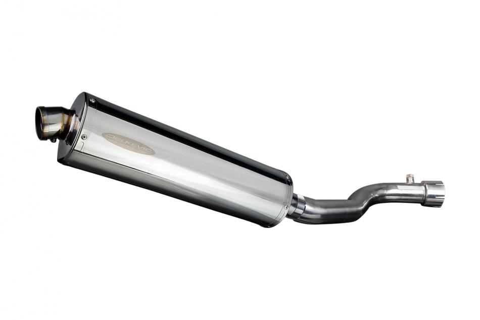 GSXR1000 K7-K8 2007-2008 / DE-CAT OVAL 450mm (18 inch) SILENCER 304 STAINLESS STEEL