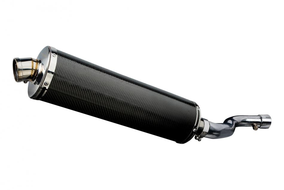GSXR1000 K7-K8 2007-2008 / DE-CAT OVAL 450mm (18 inch) CARBON FIBRE SILENCER