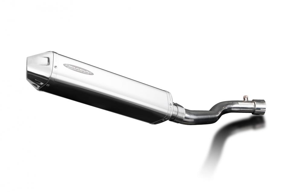 Suzuki GSXR1000 K7-K8 2007-08 420mm Tri-Oval Stainless Exhaust Silencer Can Kit