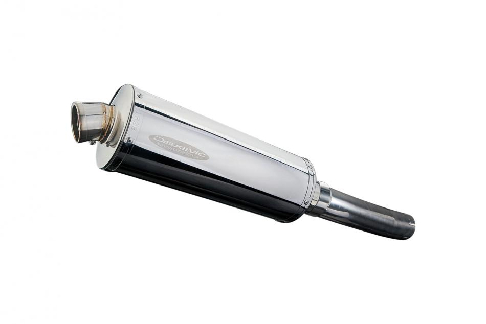 HONDA CBF500 2004-2008 350mm OVAL STAINLESS BSAU SILENCER EXHAUST KIT