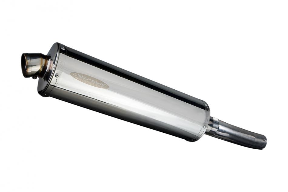 HONDA CBF500 2004-2008 450mm OVAL STAINLESS BSAU SILENCER EXHAUST KIT