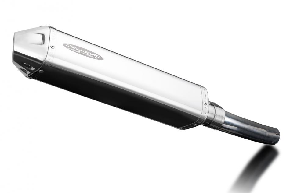 Honda CBF500 2004-2008 420mm Tri-Oval Stainless Exhaust Silencer Can Kit