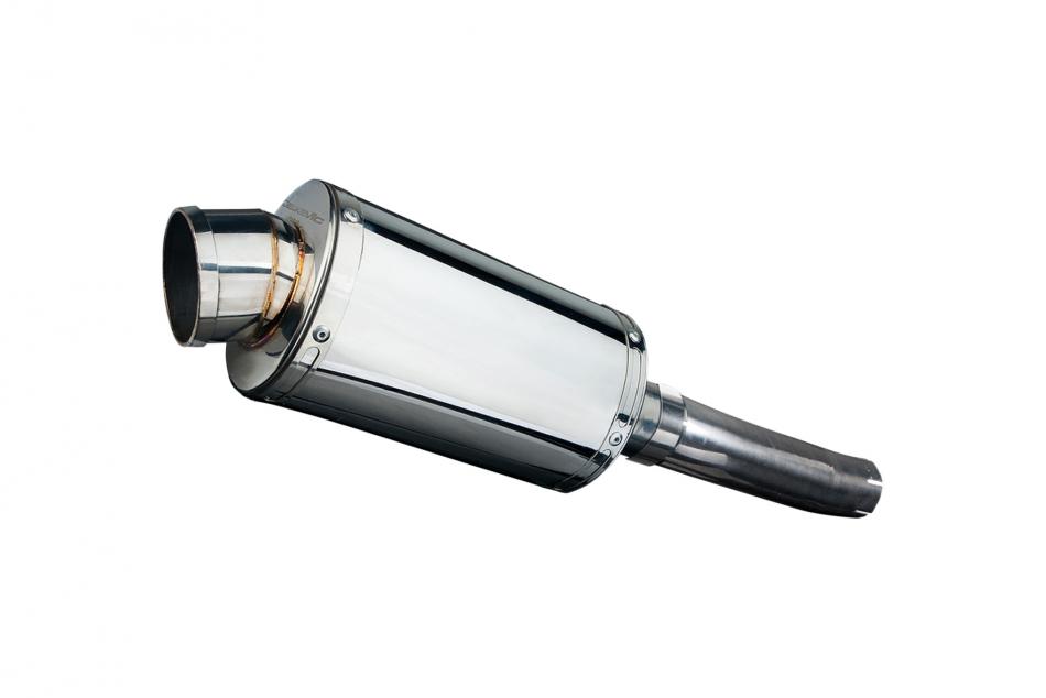 HONDA CBF500 2004-2008 225mm OVAL STAINLESS SILENCER EXHAUST KIT