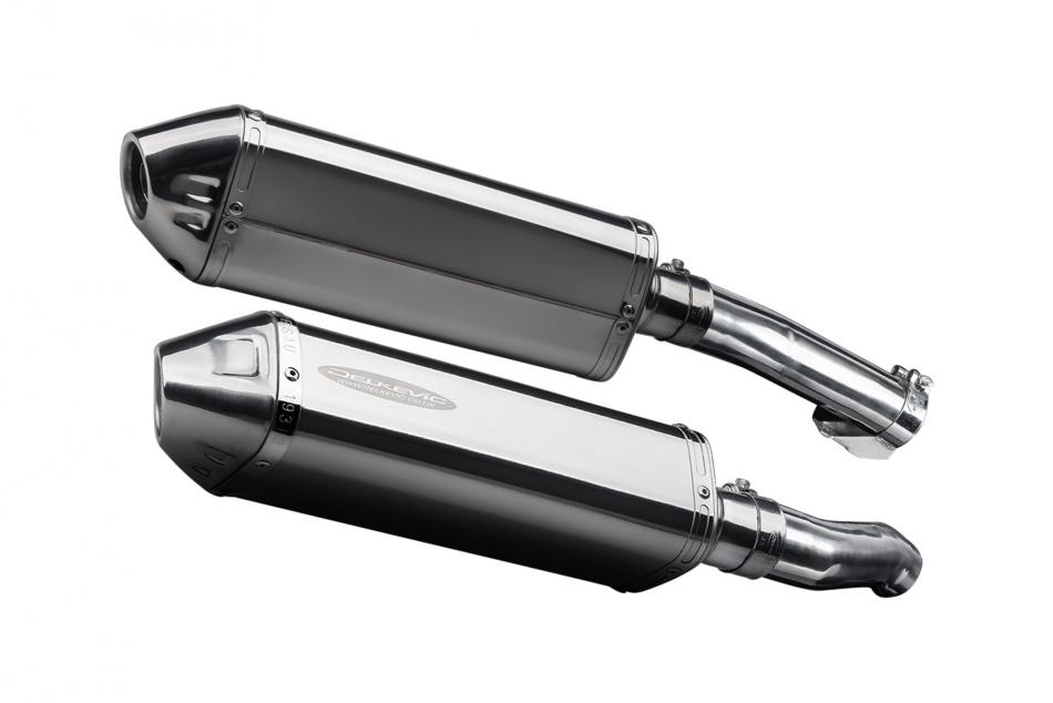 KAWASAKI Z1000SX ABS 2010-2019 320mm TRI STAINLESS BSAU SILENCER EXHAUST KIT