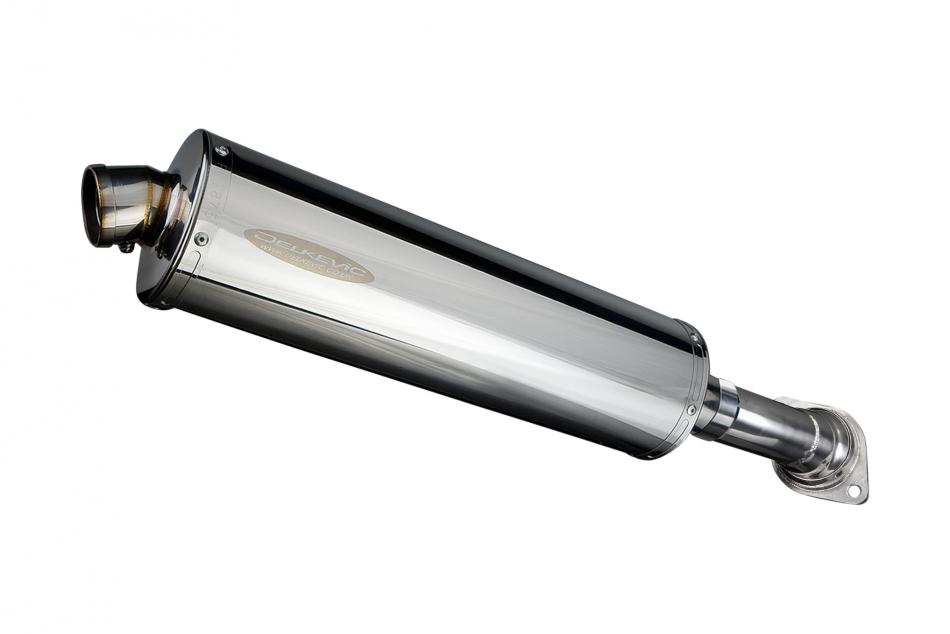 HONDA VFR750 1990-1993 450mm OVAL STAINLESS BSAU SILENCER EXHAUST KIT