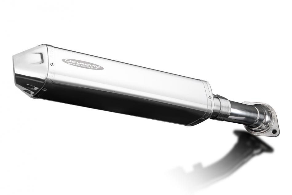 Honda VFR750 1990-1993 420mm Tri-Oval Stainless Exhaust Silencer Can Kit