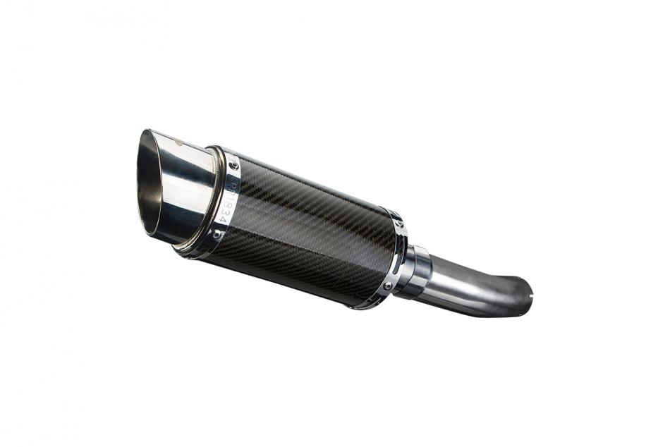 SUZUKI GSX-S750 2015-2019 200mm ROUND CARBON  SILENCER EXHAUST KIT