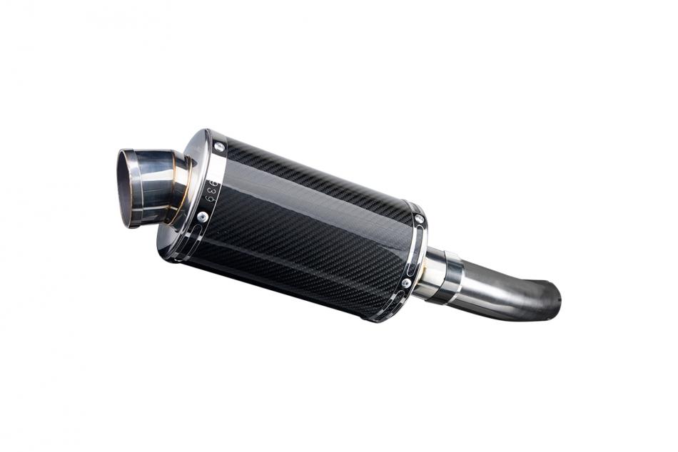 SUZUKI GSX-S750 2015-2019 225mm OVAL CARBON SILENCER EXHAUST KIT