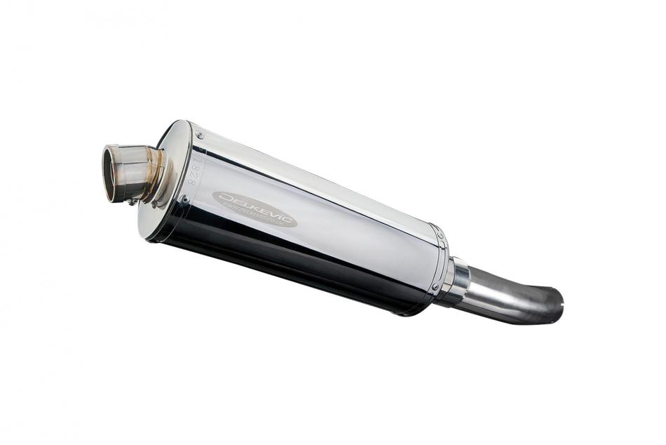 SUZUKI GSX-S750 2015-2019 350mm OVAL STAINLESS BSAU SILENCER EXHAUST KIT