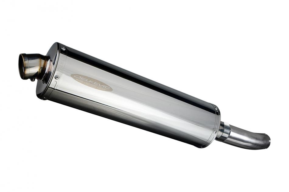 SUZUKI GSX-S750 2015-2019 450mm OVAL STAINLESS BSAU SILENCER EXHAUST KIT