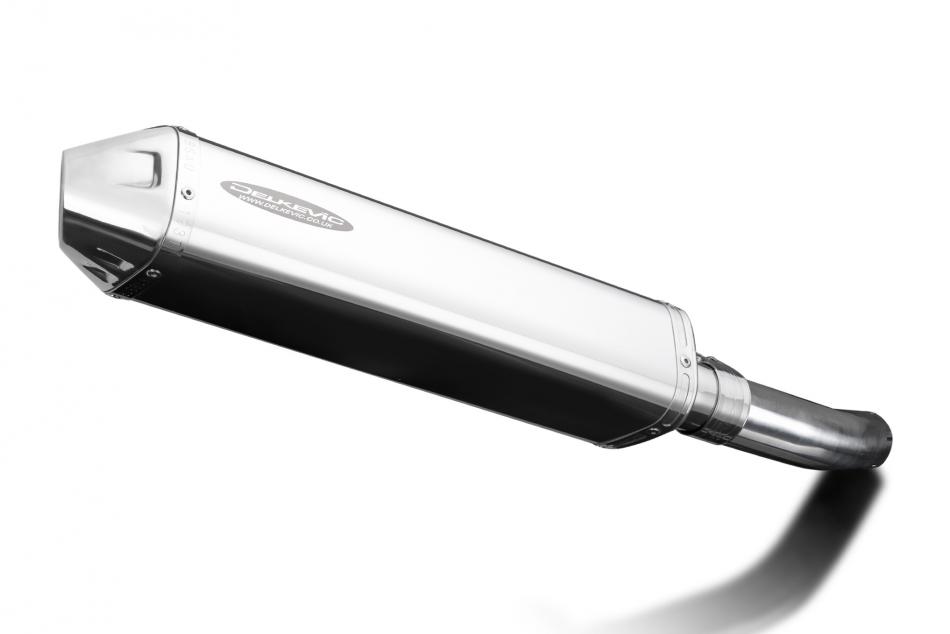 Suzuki GSX-S750 2015-2019 420mm Tri-Oval Stainless Exhaust Silencer Can Kit